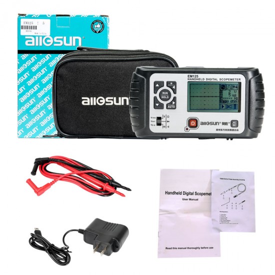 All-sun 25MHz 100MSa/s Digital 2 in1 Handheld Portable Oscilloscope