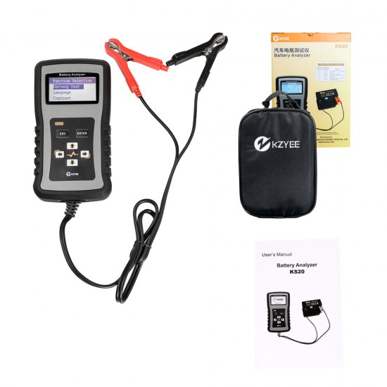 KZYEE KS20 Battery Analyzer for 12/24V Cars