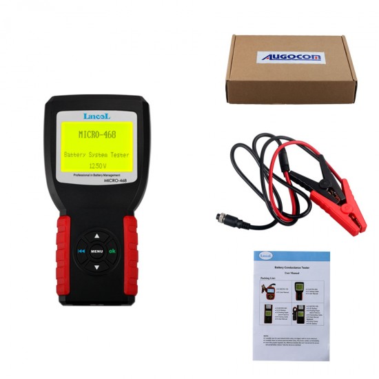 AUGOCOM MICRO-468 Battery Tester Battery Conductance & Electrical System Analyzer