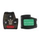 Remote Key (3+1) Button and Chip Separate ID:46 (433 MHZ) Fit ACCORD FIT CIVIC ODYSSEY For 2005-2007