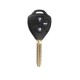 Remote Key Shell 3 Button With Sticker for Toyota 5pcs/lot