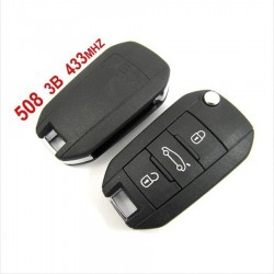 Remote 3 Button 433mhz for Peugeot 508