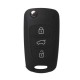 I30 IX35 Modified Flip Remote Key Shell 3 Button for Hyundai 5pcs/lot