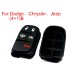 Button Rubber 4+1Button (Use for Dodge Chrysler Jeep)