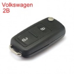 Remote Key Shell 2 Buttons with Waterproof HU66 for Volkswagen Touareg 10pcs/lot