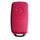 Remote Key Shell 3 Buttons With Waterproof(Red) for Volkswagen B5 Type 5pcs/lot