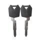 Motorcycle Key Shell (Black Color) For Kawasaki 10pcs/lot