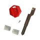 Key Shell (Red Color) for BKING Motorcycle 5pcs/lot