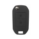 Remote Key Shell 2 Button HU83 for Peugeot 5pcs/lot