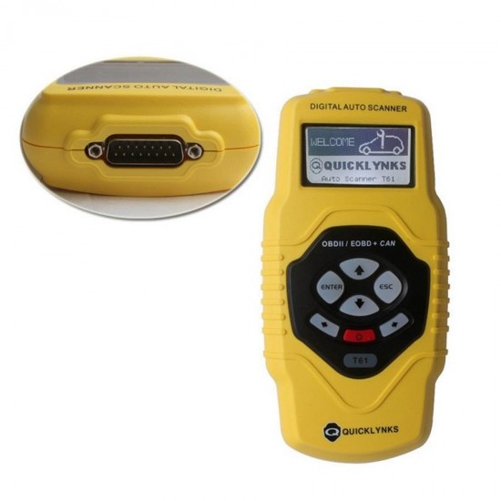 CAN OBD2/EOBD Code Scanner T61