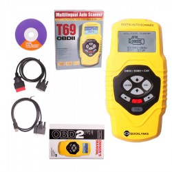 Buy OBDII Auto Vehicle Scanner Diagnostic Tool T69(multilingual,updatable)