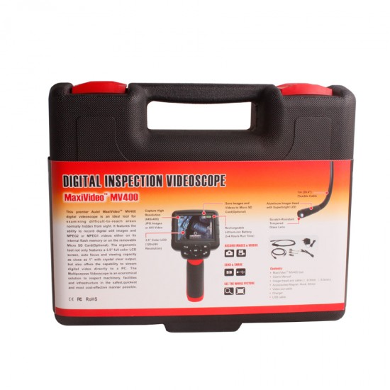 Autel Maxivideo MV400 Digital Videoscope With 5.5mm Diameter Head