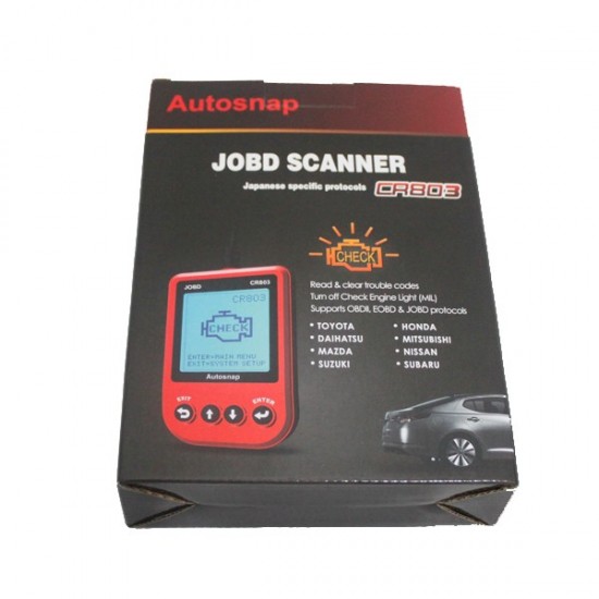 Autosnap CR803 JOBD Code Reader Red