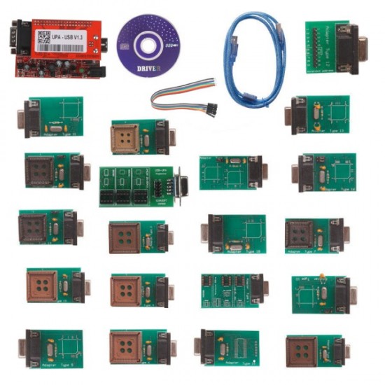 New UPA USB Programmer with Full Adaptors