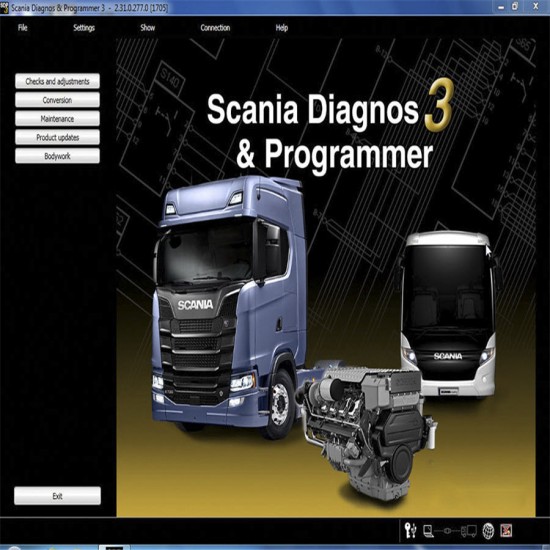 Newest Scania VCI 2 SDP3 V2.31.1 Software for Trucks/Buses