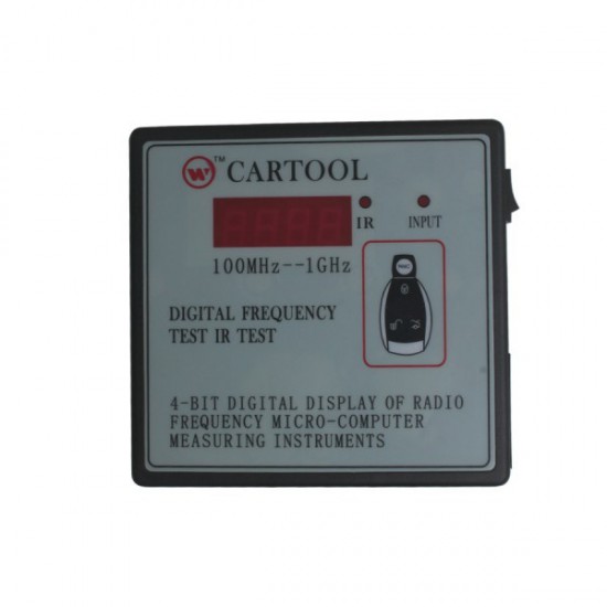 CARTOOL Digital Frequency Tester IR Tester Frequency Range 100-500MHZ)