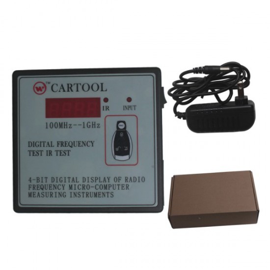 CARTOOL Digital Frequency Tester IR Tester Frequency Range 100-500MHZ)