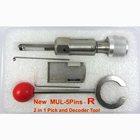 Cheap New MUL-5Pins-R 2 in 1 Pick and Decoder Tool