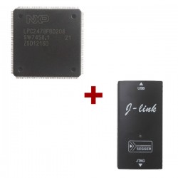 J-Link JLINK V8+ ARM USB-JTAG Adapter Emulator Plus KESS V2/KTAG CPU Repair Chip