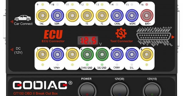 Godiag Gt Auto Tool Obdii Break Out Box Ecu Connector