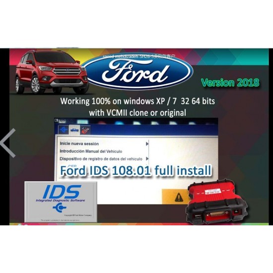 Ford VCM IDS V111.04 Full Software Contained in 500GB Hard Disk