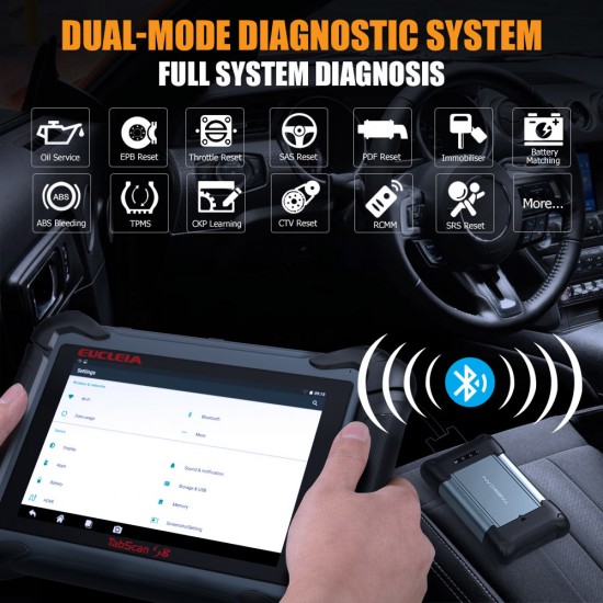 EUCLEIA TabScan S8 Pro Automotive Intelligent Dual-mode Diagnostic System