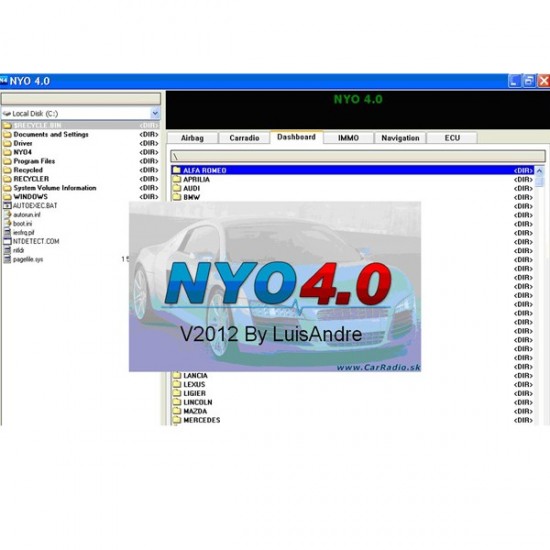 NYO V4.0 Full for Odometer RadioCar Airbag Navigator