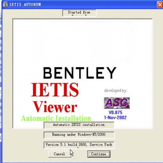 IETIS Viewer Technical Database ASSIST 2010 for Bentley