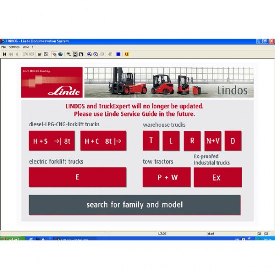 Linde Lindos 2014 Parts Catalog EPC for ForkLift Trucks