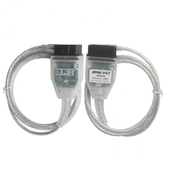 MINI VCI FOR TOYOTA TIS Firmware V2.0.4 Single Cable Support VPW protocol