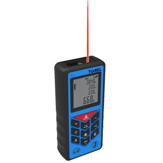 Tuirel T70 Handheld 70m/229ft/2755in Laser Distance Meter Range Finder Measure Instrument Diastimete