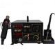 SMD 2in1 852D+ Rework Soldering Station Air Gun Iron + Spare Parts