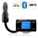 Bluetooth Car Kit Vehicle FM Transmitter MP3 Player Steering Wheel Controller