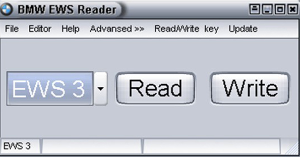 Start the BMW EWS Reader software