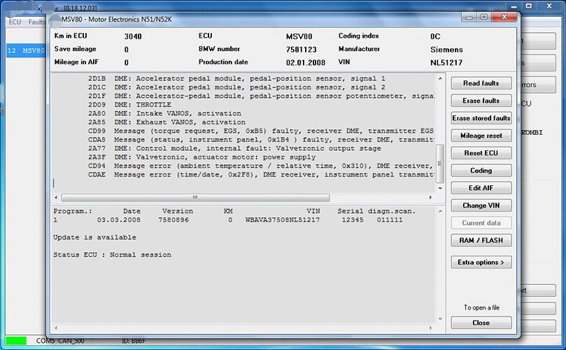 V2018.12 BMW E/F Scanner II Full Version