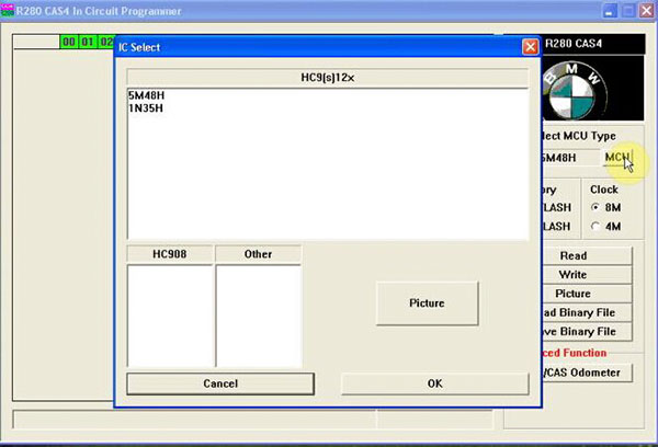 R280 Plus for BMW Motorola MC9S12XEP100 Chip Software 5