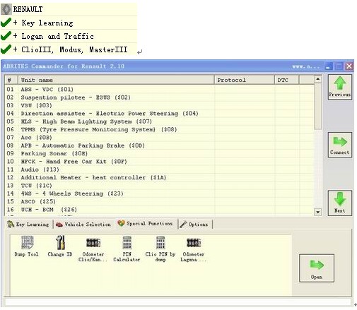 Supported function