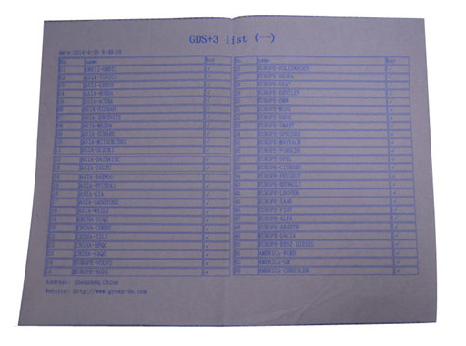 OEMScan GreenDS GDS+ 3 packing list 1