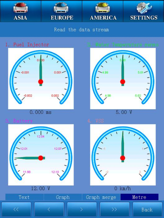 OEMScan GreenDS GDS+ 3 software display 5