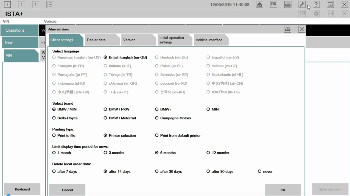 MOE BMW All Engineering System 60 BMW Software