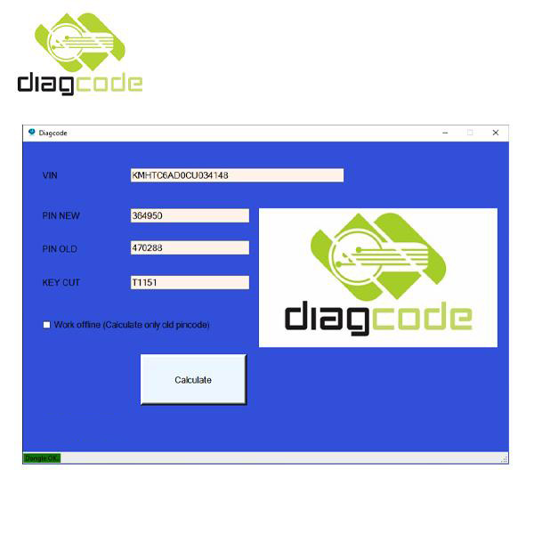 Diagcode for Hyundai and Kia Software Display